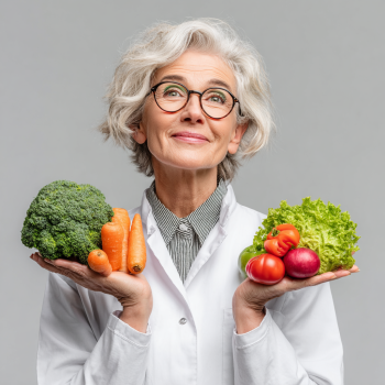 Літні люди насолоджуються здоровою їжею